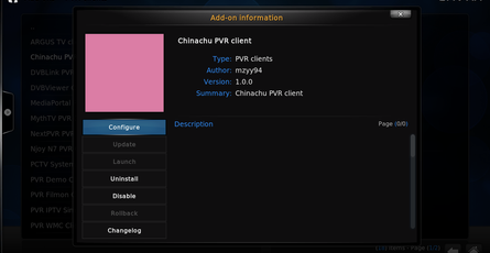 Kodi Chinachu PVRアドオンでRasPi2/Android TVをテレビに