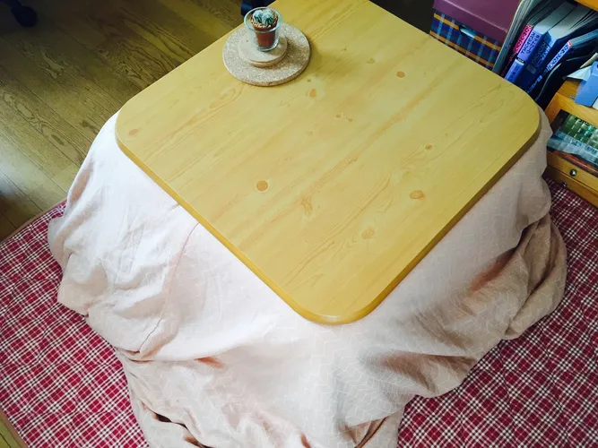 サーバーの発熱でこたつを温める