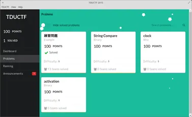 TDUCTF 2015の運営をした話