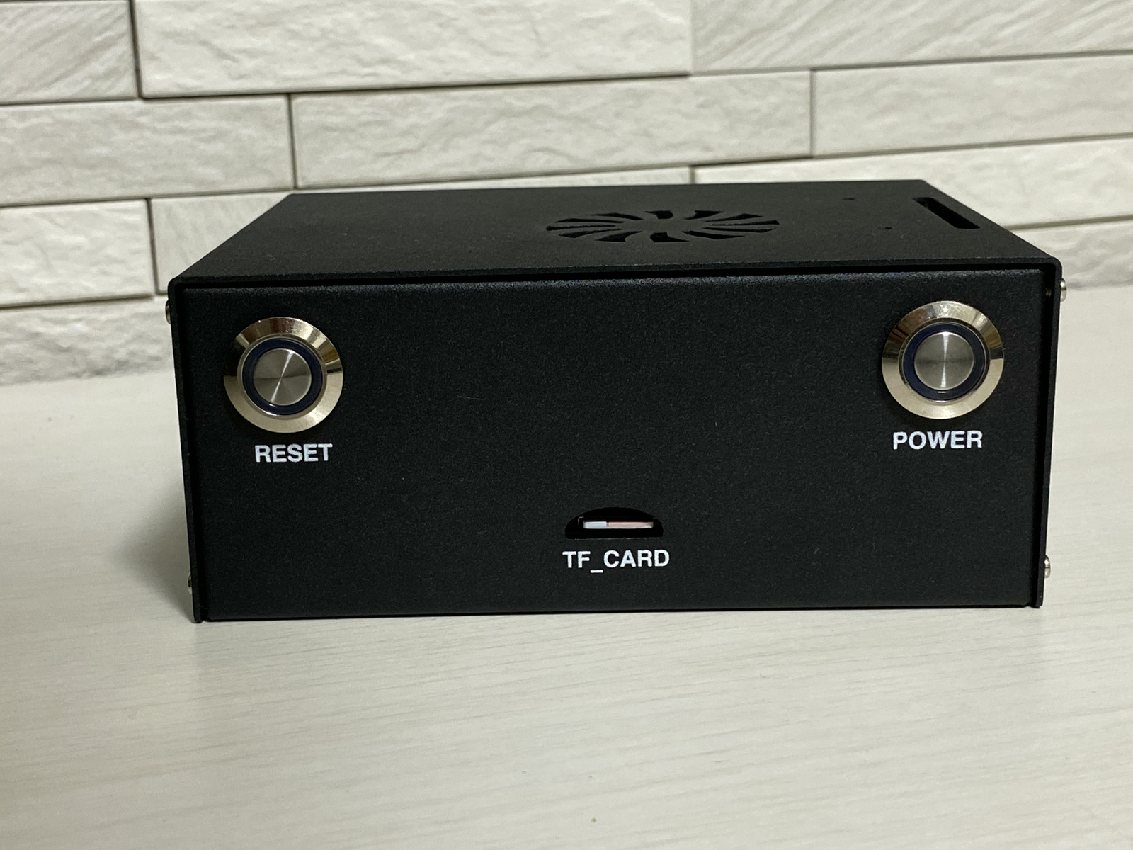 Metal Case Button and SD Card slot