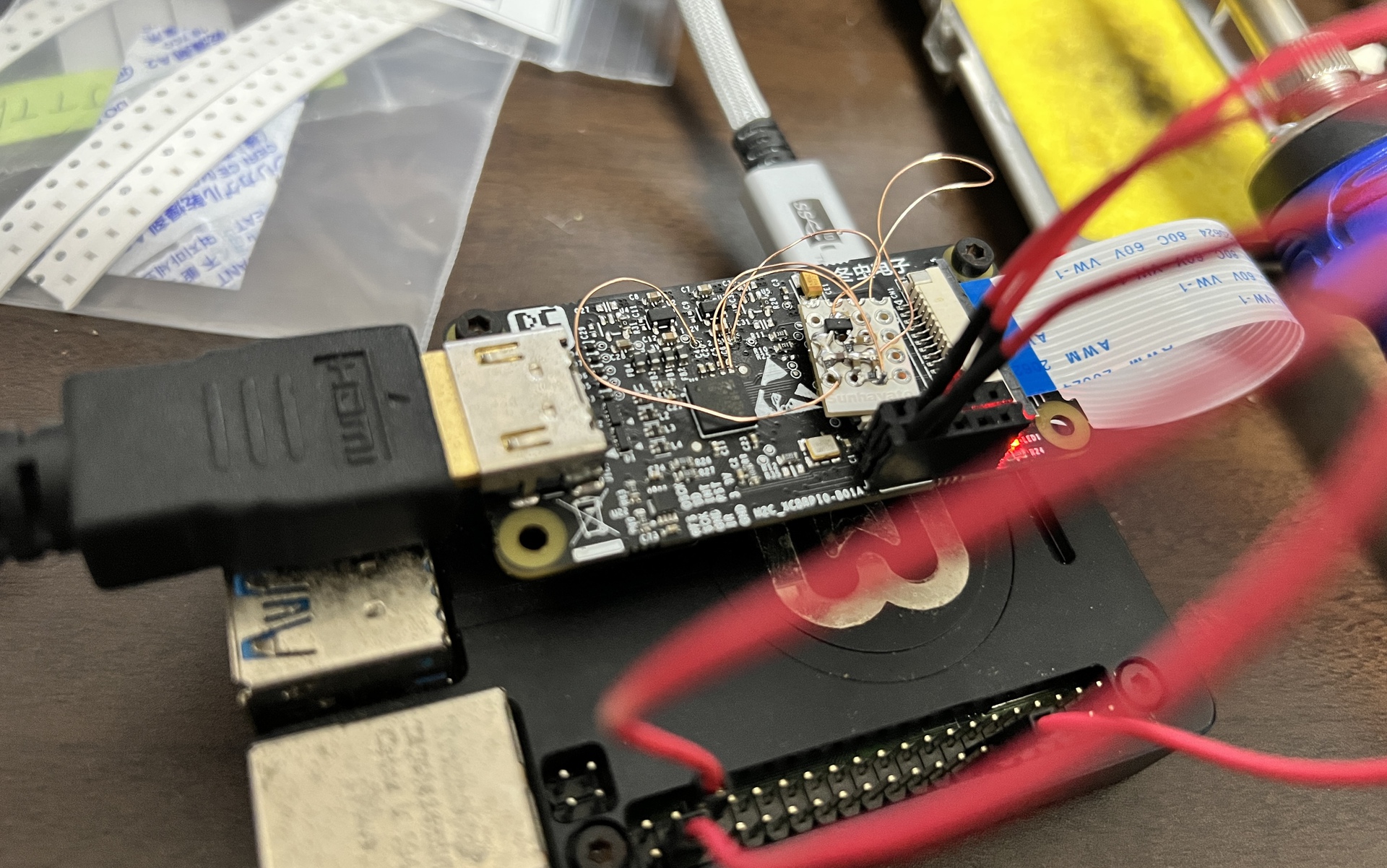 Raspberry Pi CM4とCSI-2接続HDMI入力基板で音も取る